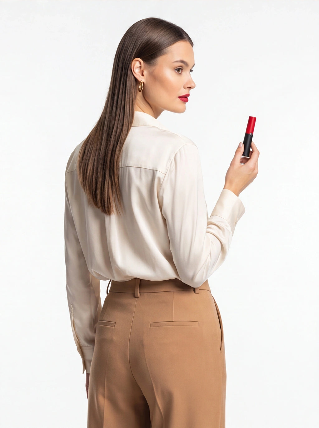 GIORGIO ARMANI - Lip Power Matte Longwear & Caring Intense Matte Lipstick - # 111 True  831147 3.1g/0.11oz